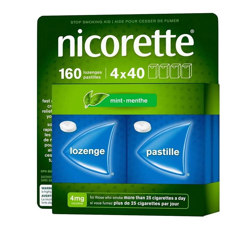 Nicotine Lozenges, 4mg, Mint