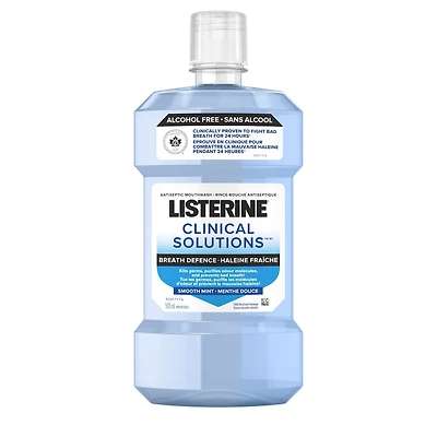 Breath Defence Alcohol Free Mouthwash, Smooth Mint
