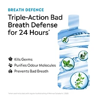 Breath Defense Alcohol-Free Mouthwash, Smooth Mint