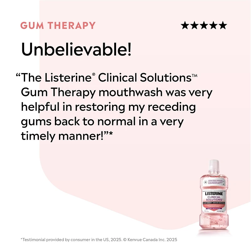Clinical Solutions Gum Therapy Antiseptic Mouthwash