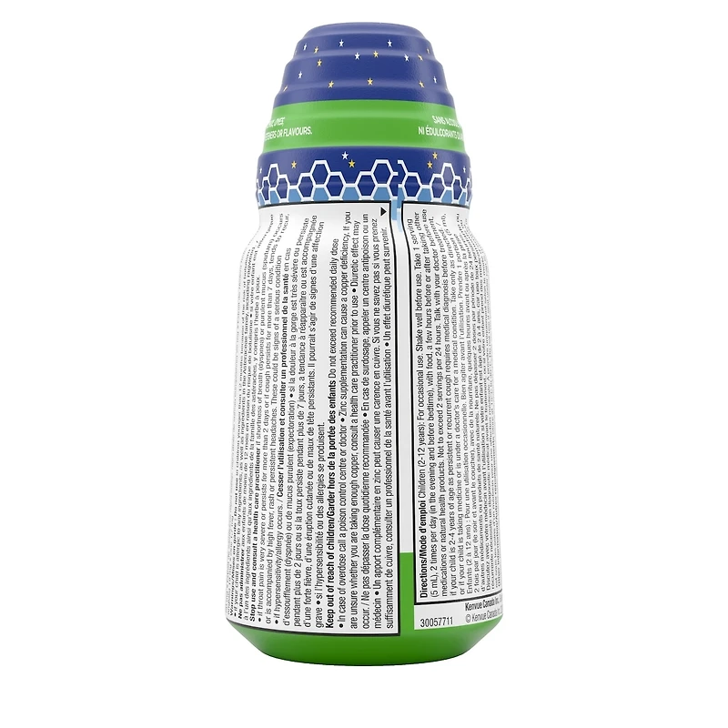 Sirop Toux + Mucosités pour enfants pour la nuit