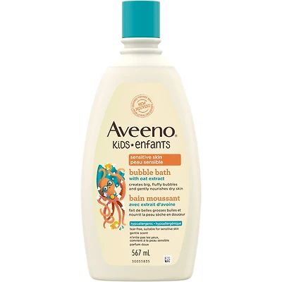 Kids Sensitive Skin Bubble Bath, Dye-Free