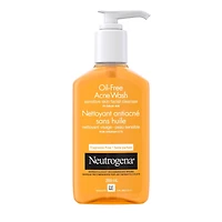 Oil-Free Acne Wash, Fragrance-Free Facial Cleanser