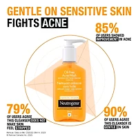 Oil-Free Acne Wash, Fragrance-Free Facial Cleanser