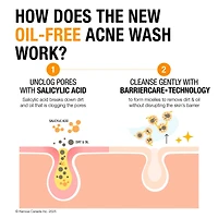 Oil-Free Acne Wash, Fragrance-Free Facial Cleanser