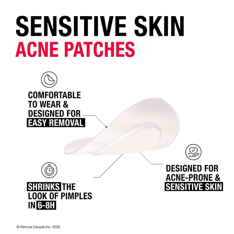 Acne Patches for Sensitive Skin, Two Sizes