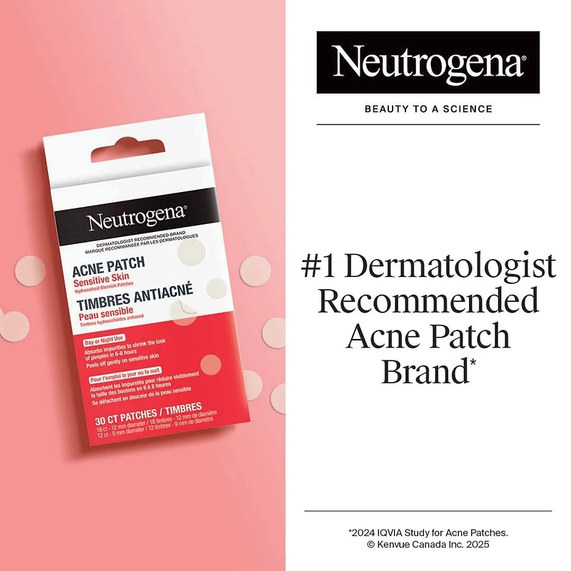 Acne Patches for Sensitive Skin, Two Sizes