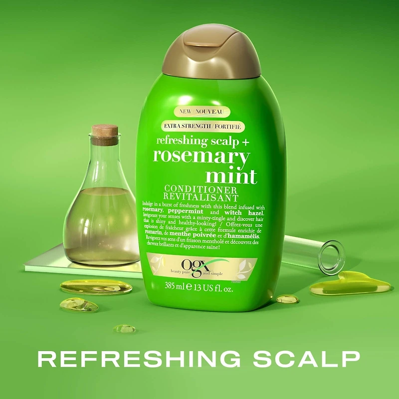 Revitalisant fortifié cuir chevelu revigoré + romarin et menthe