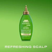 Traitement cuir chevelu fortifié cuir chevelu revigoré + romarin et menthe
