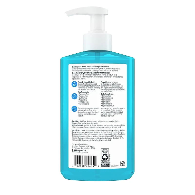 Hydro Boost Hydrating Cleaning Gel, Fragrance Free