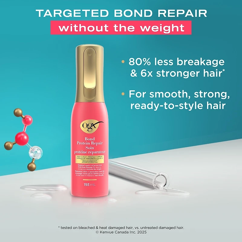 Soin protéiné réparateur vaporisateur thermoprotecteur 230 °C