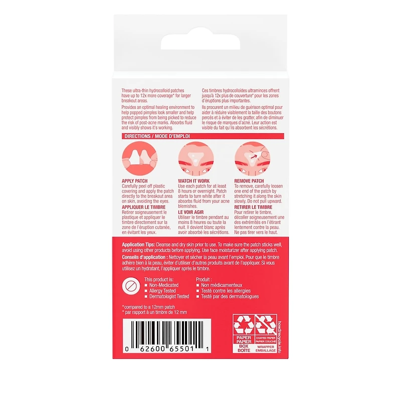 Triangle Hydrocolloid Acne Patches, 2 Sizes