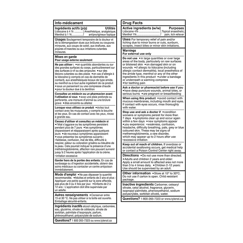 Crème analgésique Effet refroidissant Precise