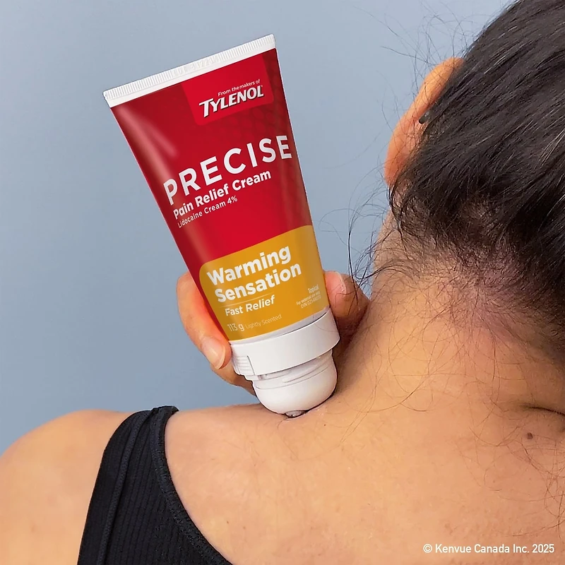 Crème analgésique Precise avec sensation de chaleur