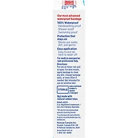 Pansements adhésifs imperméables et transparents