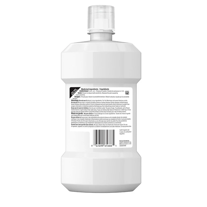 Solutions cliniques sensibilité réduite, rince-bouche antiseptique