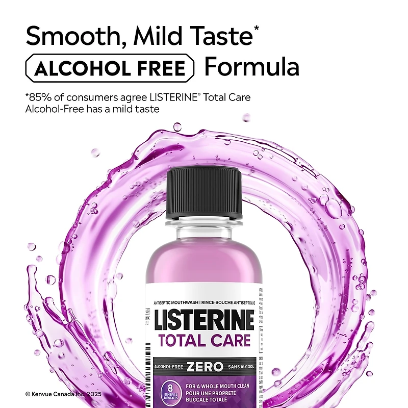 Total Care Zero Mouthwash, Alcohol Free 95ML