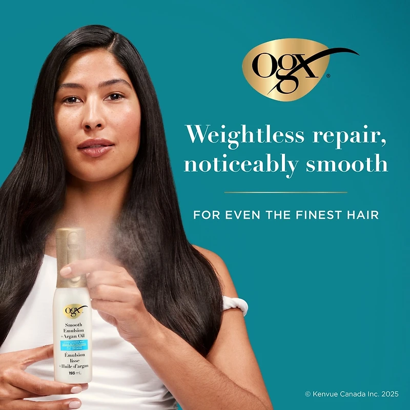 Brume revitalisante Émulsion lisse à l’huile d’argan avec céramides