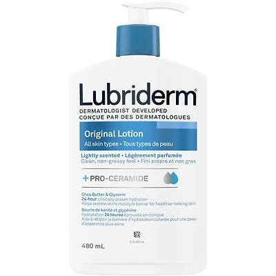 Original Lotion, Shea Butter, Glycerin, Pro-Ceramide, All skin types