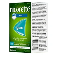 Nicotine Gum, 4 mg, Extreme Chill Mint Flavour