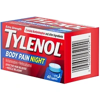Soulagement des courbatures pendant la nuit et relaxant musculaire, extra fort, caplets
