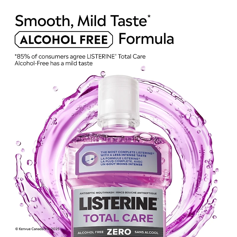 Total Care Zero Mouthwash, Alcohol Free 1L