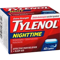 Analgésique et aide-sommeil, nuit, extra fort