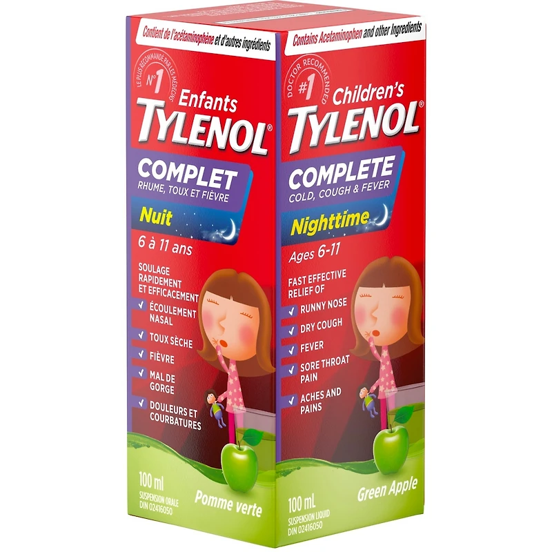 Children's Medicine, Complete Cold, Cough, & Fever, Apple