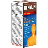 Sirop pour la toux sèche, Nuit, régulier