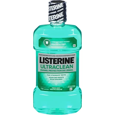 Listerine Ultraclean Enamel Protection, Antiseptic Mouthwash 1L