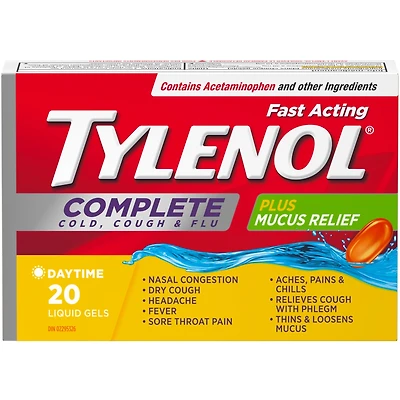 Complete Cold, Cough & Flu Relief Day Liquid Gels