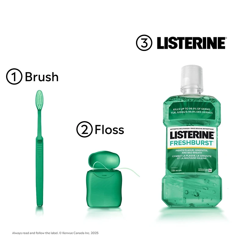 Fresh Burst Antiseptic Mouthwash