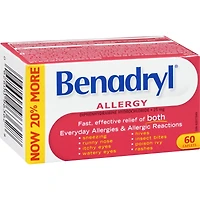 Médicament contre les allergies, 25 mg