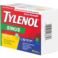 Soulagement des sinus, jour/nuit, extra fort, comprimés FaciliT