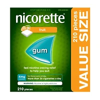 Nicotine Gum, 4 mg, Fresh Fruit