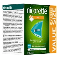 Nicotine Gum, 4 mg, Fresh Fruit