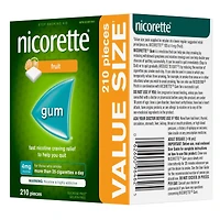 Nicotine Gum, 4 mg, Fresh Fruit