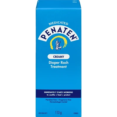Medicated Diaper Rash Cream for Baby, Zinc Oxide Cream