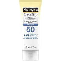 Body Sunscreen SPF 50, Sheer Zinc Mineral Sunscreen