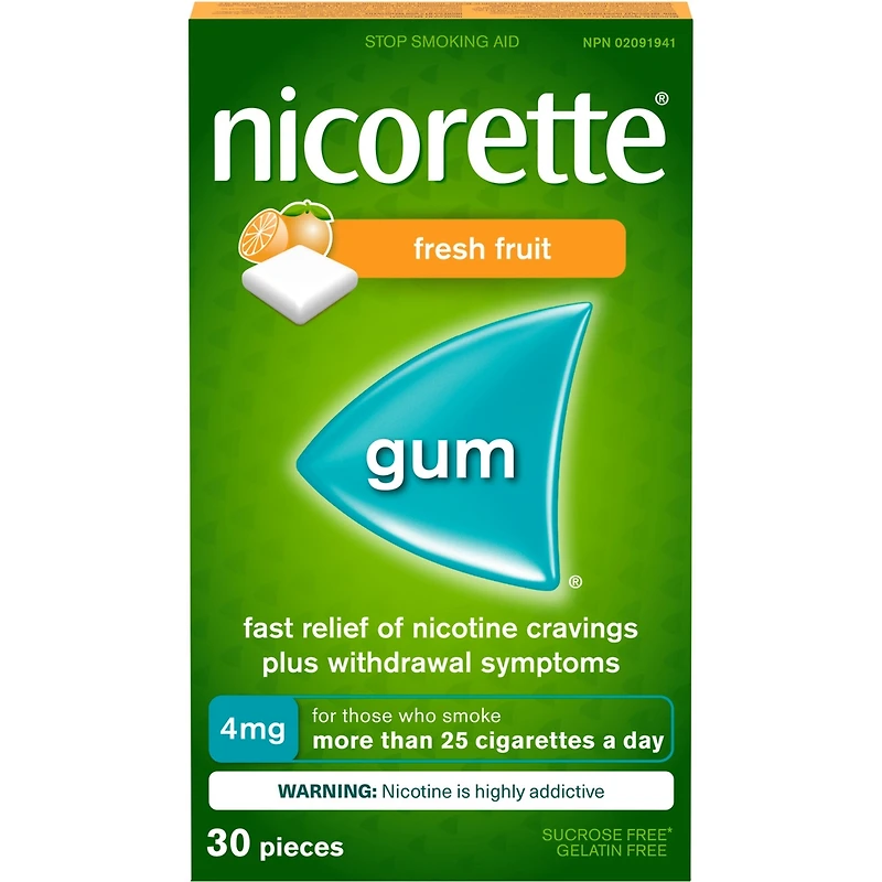 Nicotine Gum, 4 mg