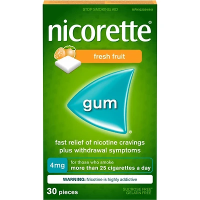 Nicotine Gum, 4 mg