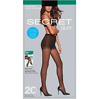 Sheer Control Top Panty w/Reinforced Toe w/HeiQ - C