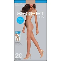 Sheer Reinforced Panty w/Reinforced Toe w/HeiQ - D