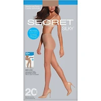 Sheer Reinforced Panty w/Reinforced Toe w/HeiQ - C