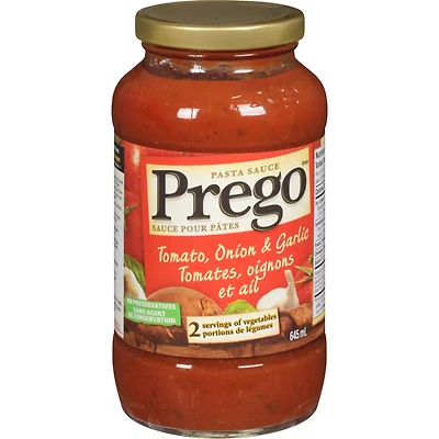 Pasta Sauce Tomato, Onion & Garlic