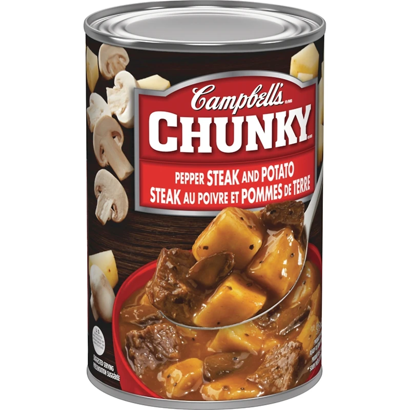 Chunky Steak au Poivre et Pommes de Terre