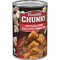 Chunky Steak au Poivre et Pommes de Terre