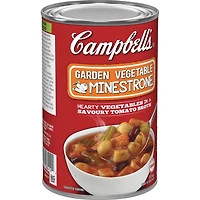 Soupe minestrone aux légumes du jardin prête à déguster