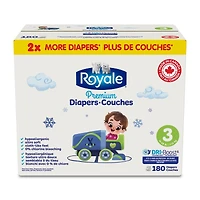 Couches Premium, Taille 3 - 180 couches, Couches jetables pour bébé