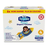 Couches Premium, Taille 4 - 168 couches, Couches jetables pour bébé